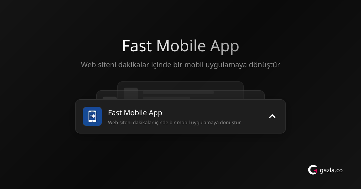 Fast Mobile App | Ürün Detayları